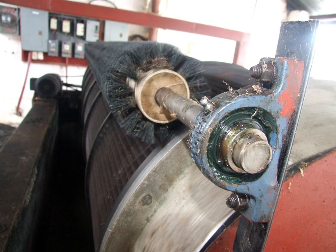Cepillo cilíndrico industrial